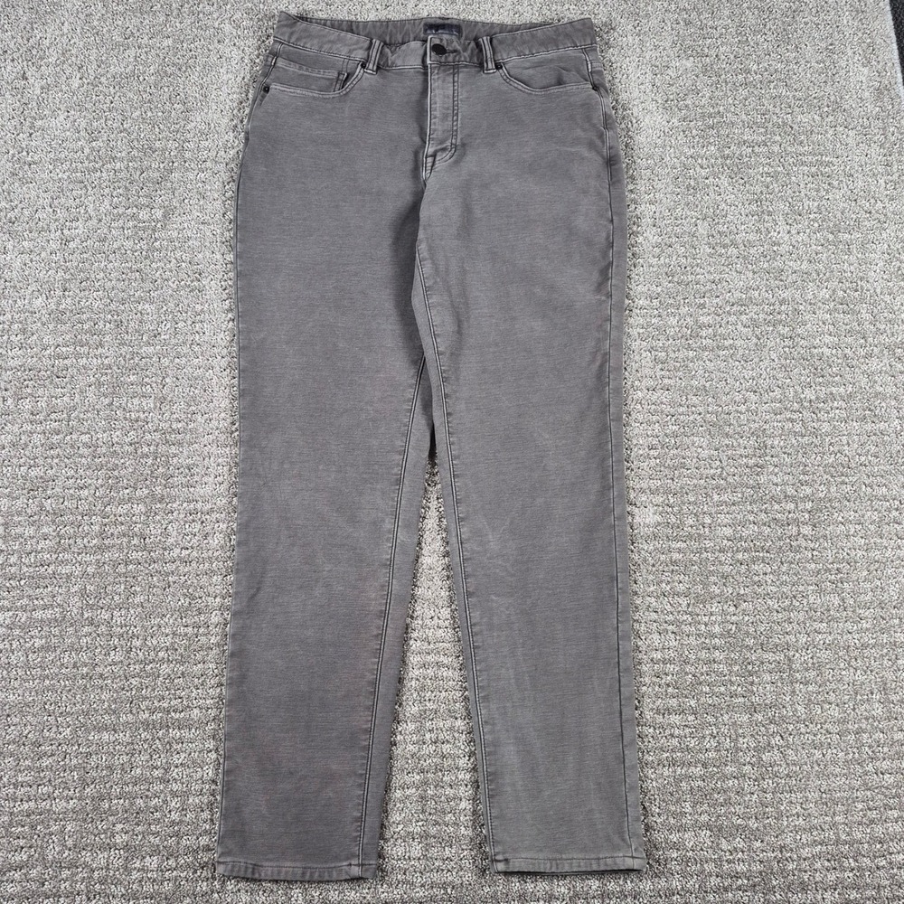 VRST Pants Mens 33x30 (fit 32x30) Gray Limitless Comfort Twill Slim Fit Stretch